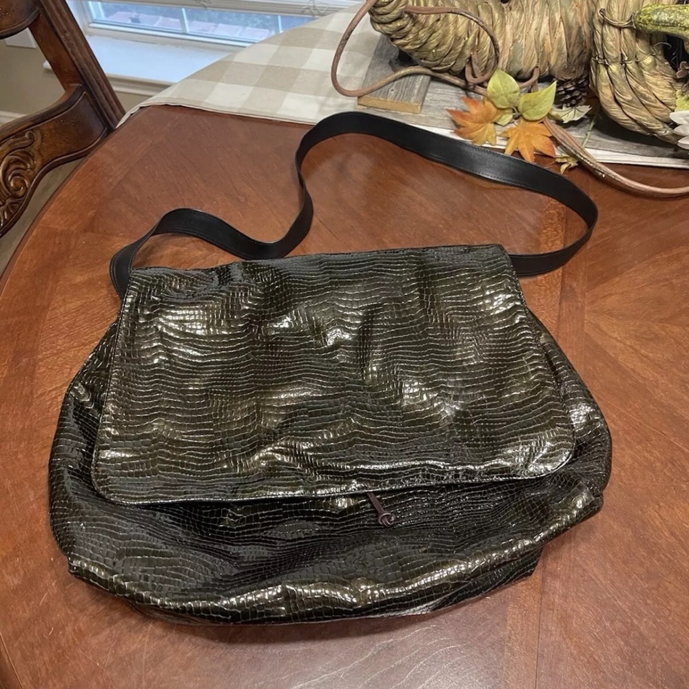 Carlos Falchi Studio messenger crossbody bag